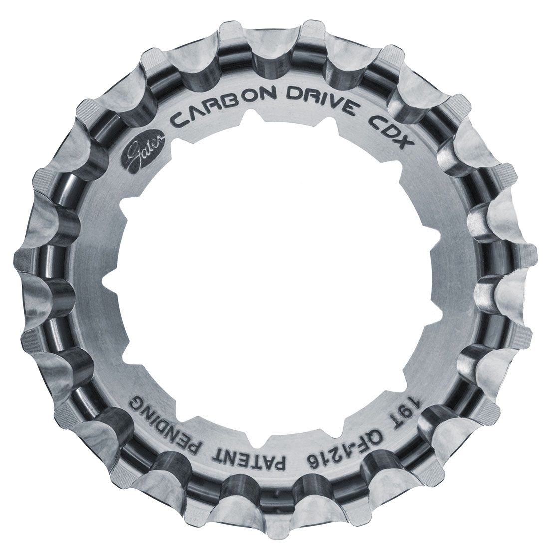 Gates Carbon Drive CDX, Rohloff, NEU!, 19 Zähne, Riemenscheibe hinten