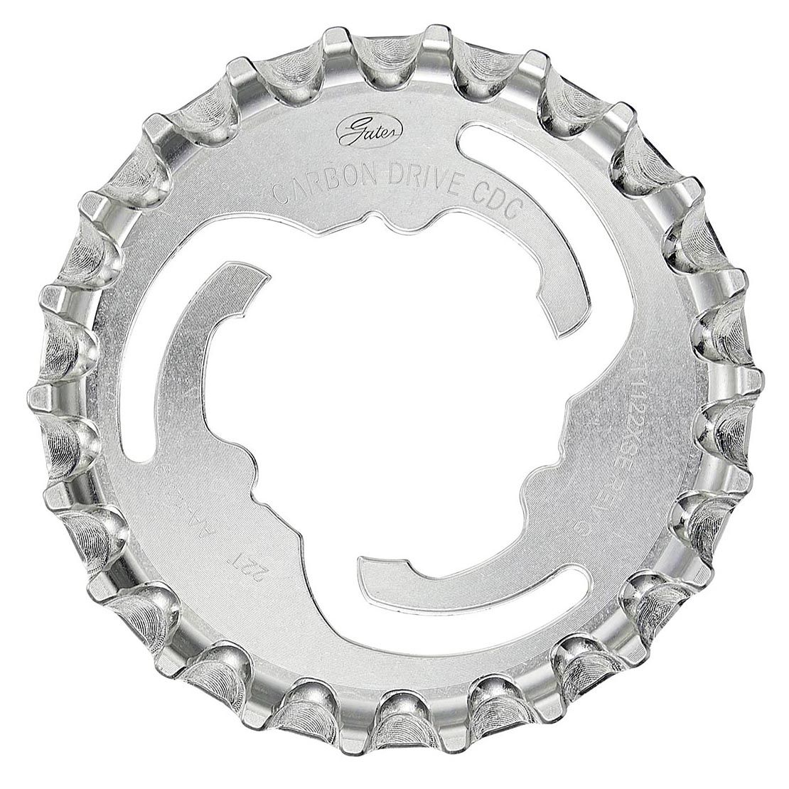 Gates Carbon Drive CDN, Surefit, 22 Zähne, Riemenscheibe hinten