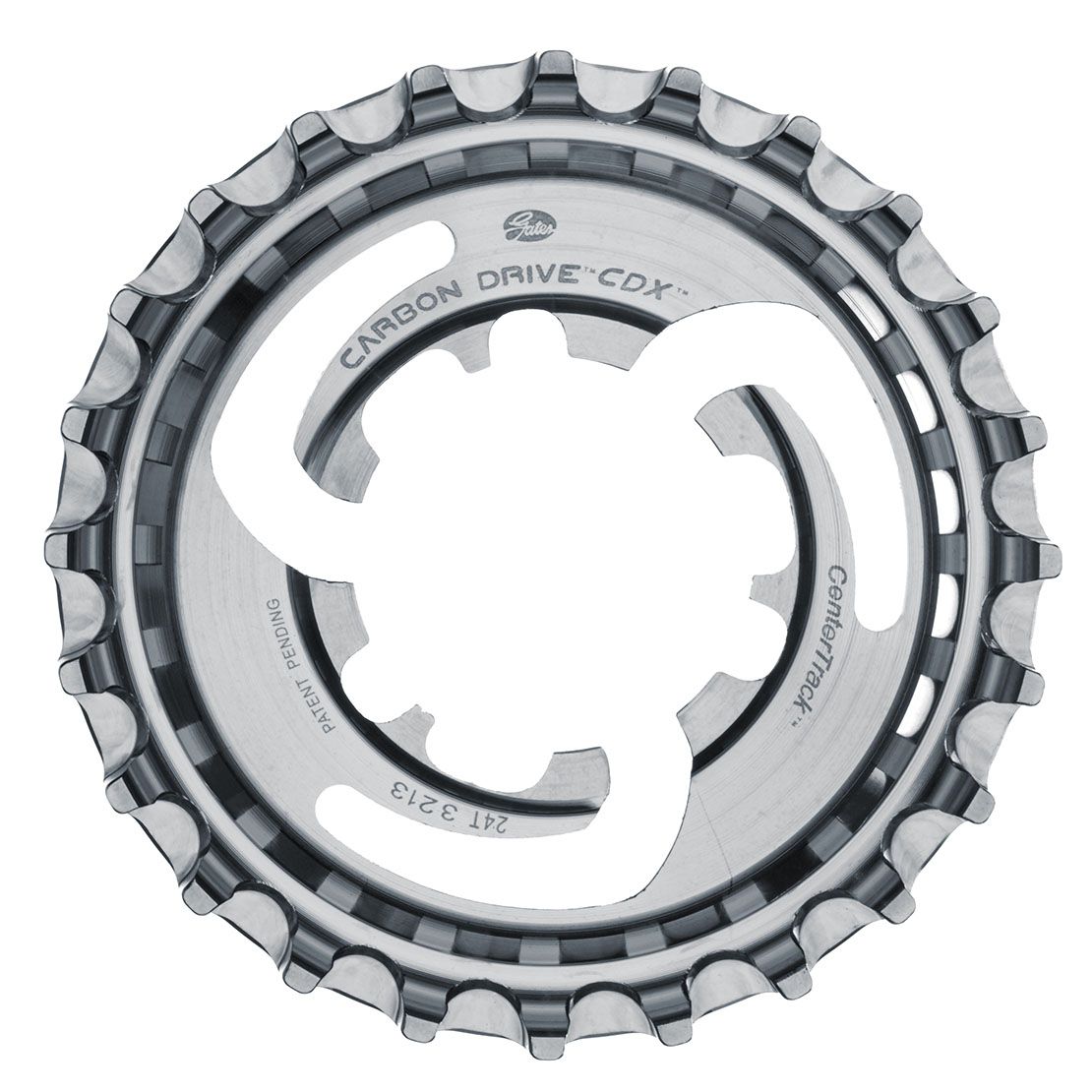 Gates Carbon Drive CDX, Nuvinci, 24 Zähne, Riemenscheibe hinten