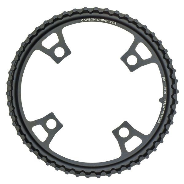 Gates Carbon Drive CDX, 4Arm, 50 Zähne, Riemenscheibe vorn