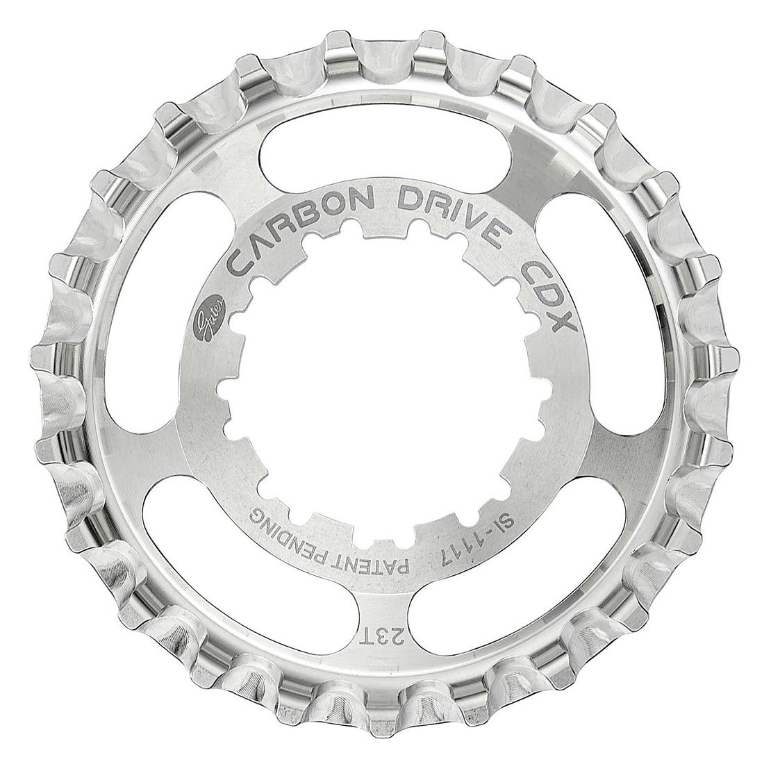 Gates Carbon Drive CDX/CDC Nuvinci / Enviolo, 24 Zähne, Riemenscheibe Hinten