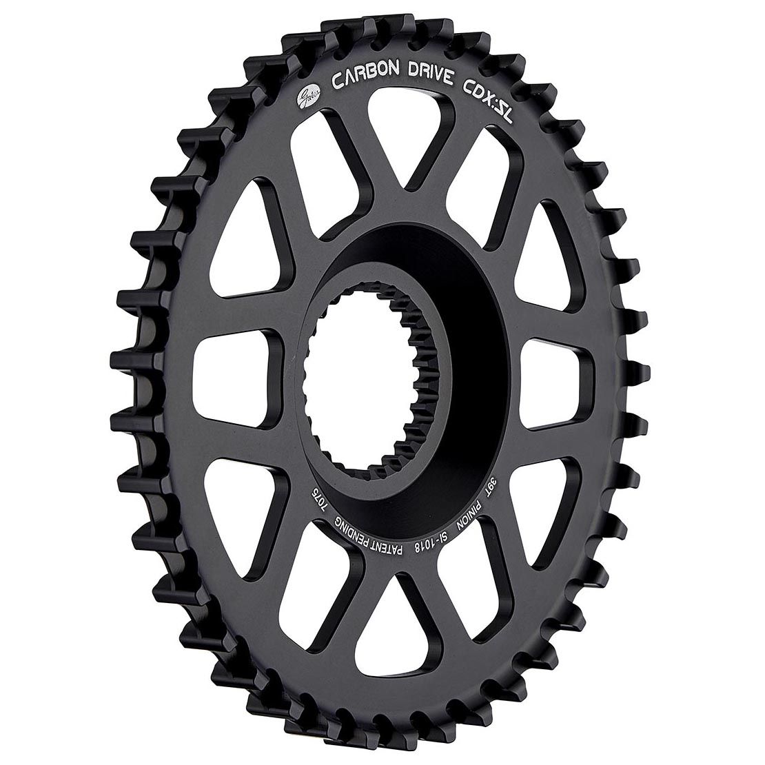 Gates Carbon Drive CDX, Pinion, 39 Zähne, Riemenscheibe vorn, Super Light